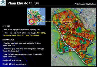 Hà Nội: 4000ha xây dựng phân khu đô thị S4