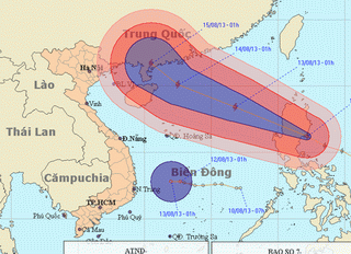 Siêu bão giật cấp 17 đang tiến vào Biển Đông