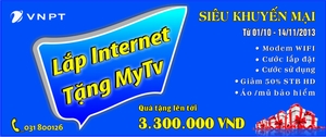 Khuyến mại lắp Internet tặng MyTV