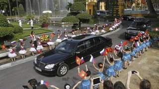  Chiếc xe nguyên thủ của ông Putin tại Hà Nội