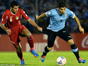 Uruguay giành vé cuối cùng dự World Cup 2014