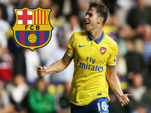 Barca âm mưu “cướp” Ramsey khỏi Arsenal