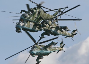  Xem trực thăng Nga oanh tạc, phá hủy mục tiêu