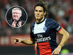 Sir Alex ra tay giúp M.U chiêu mộ “sát thủ” Cavani