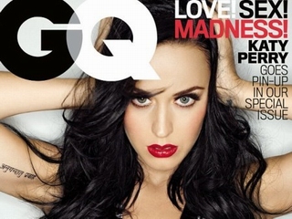 Katy Perry phô vòng 1 táo bạo trên tạp chí đàn ông