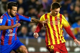Barcelona - Malaga: Không có quà cho khách