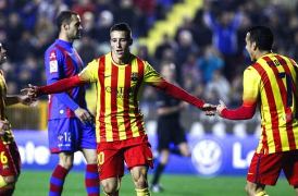 Barcelona - Levante: Không có quà cho khách