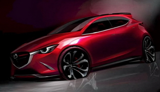 Hé lộ hình ảnh &quot;sexy&quot; của Mazda2 mới