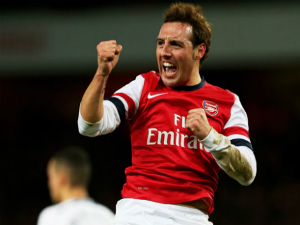 “Mưa hợp đồng” ở Arsenal: Sau Rosicky là Cazorla!