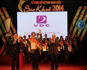 Clound VNN và Hóa đơn điện tử của VDC giành giải Sao Khuê