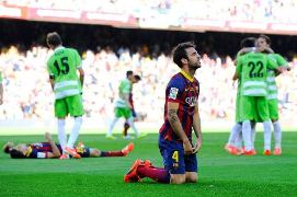 Xavi thất vọng với phong độ của Barcelona