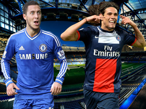 Chelsea đàm phán đổi Hazard lấy Cavani