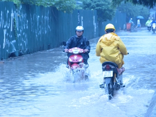 Gió mùa gây mưa, nhiệt độ giảm mạnh