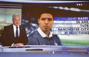 Nasri bị loại, bạn gái thóa mạ HLV Deschamps
