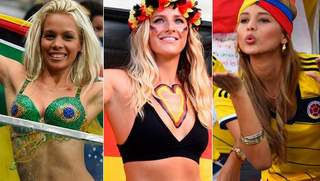 Những cổ động viên nóng bỏng nhất World Cup 2014