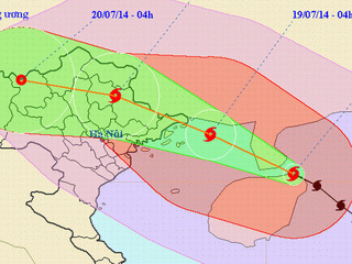Tối nay, tâm siêu bão đi vào Vịnh Bắc Bộ