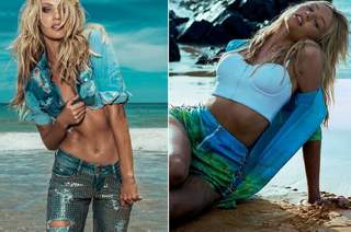 Candice Swanepoel nóng bỏng bên mẫu nam