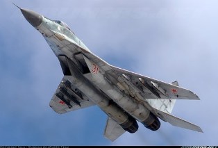 Máy bay MiG-29 của Nga bị rơi