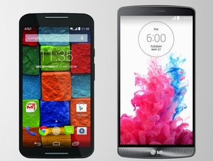 Moto X (2014) đối đầu LG G3: Ai thắng thế?