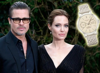 Sốc đồng hồ 63 tỉ Angelina Jolie tặng chồng ngày cưới