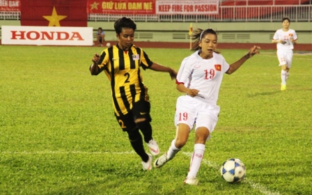 AFF Cup 2015:: Tuyển nữ Việt Nam đại thắng 7-0 trước Malaysia