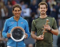 Đánh bại Nadal, Murray đăng quang Madrid Masters