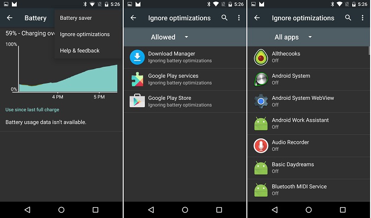 Android M hỗ trợ tự động backup và tối ưu ứng dụng &quot;ngoại lệ&quot;