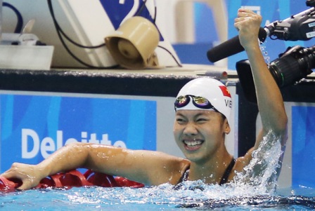 Ánh Viên đoạt ba tấm vé dự Olympic Rio 2016