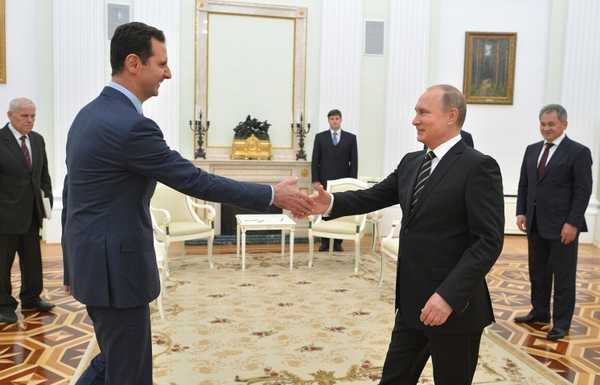 Tổng thống Putin tiếp người đồng cấp Syria Assad