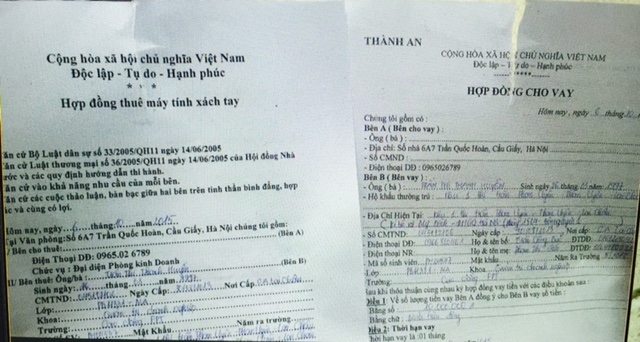 Công ty Cổ phần Liên minh tiêu dùng Việt Nam: Ép sinh viên ký khống để lách luật cho vay nặng lãi