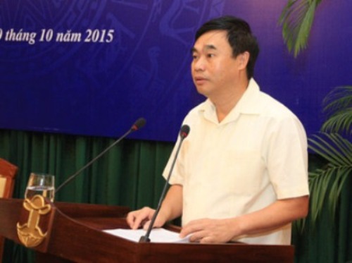 Thứ trưởng Bộ Ngoại giao, Chủ nhiệm Ủy ban Biên giới quốc gia Hồ Xuân Sơn phát biểu tại Hội nghị.