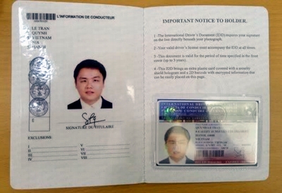 Hôm nay chính thức cấp giấy phép lái xe quốc tế