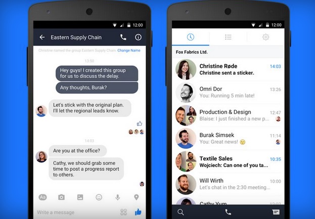Facebook ra mắt ứng dụng chat dành riêng cho dân văn phòng