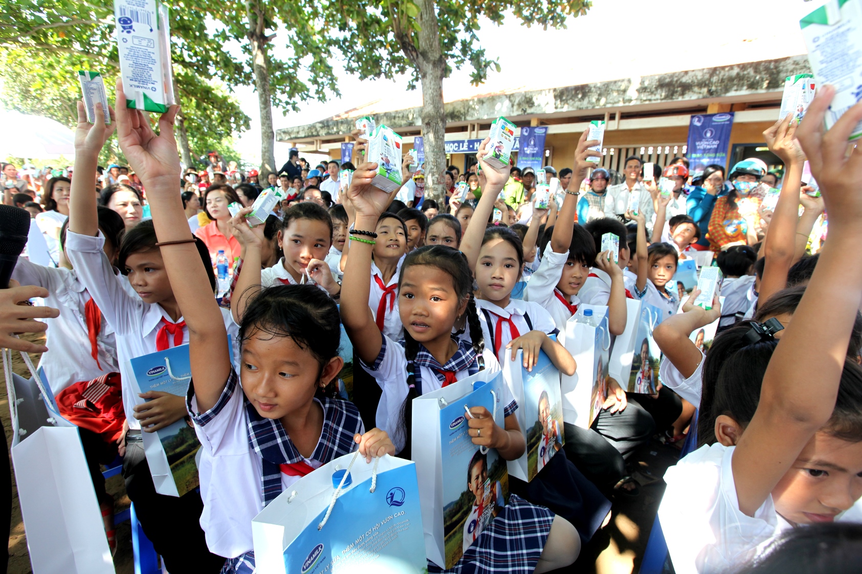 Trải qua 8 năm hoạt động, Quỹ sữa Vươn cao Việt Nam đã đem đến cho hơn 333 ngàn trẻ em khó khăn tại Việt Nam gần 26 triệu ly sữa, tương đương khoảng 96 tỷ đồng