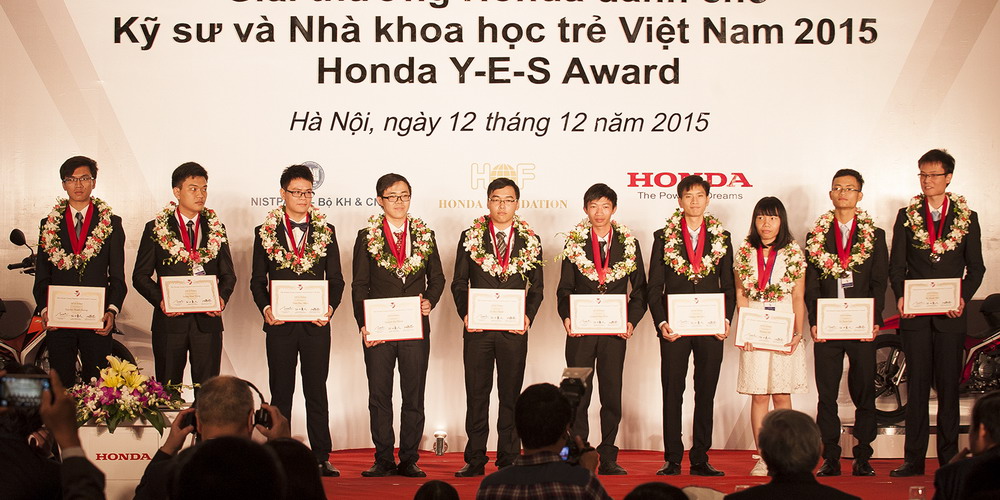 Honda vinh danh những nhà khoa học trẻ Việt Nam