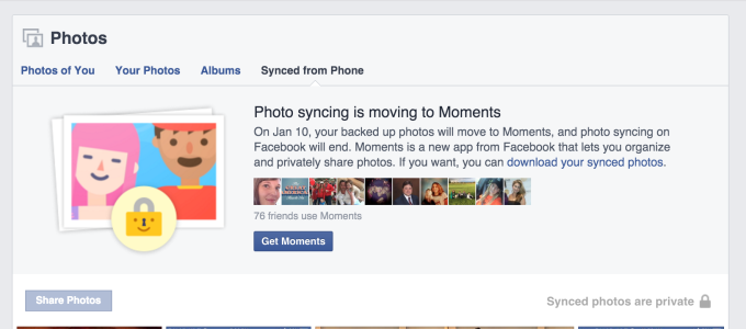 Facebook ép người dùng chuyển sang ứng dụng ảnh mới