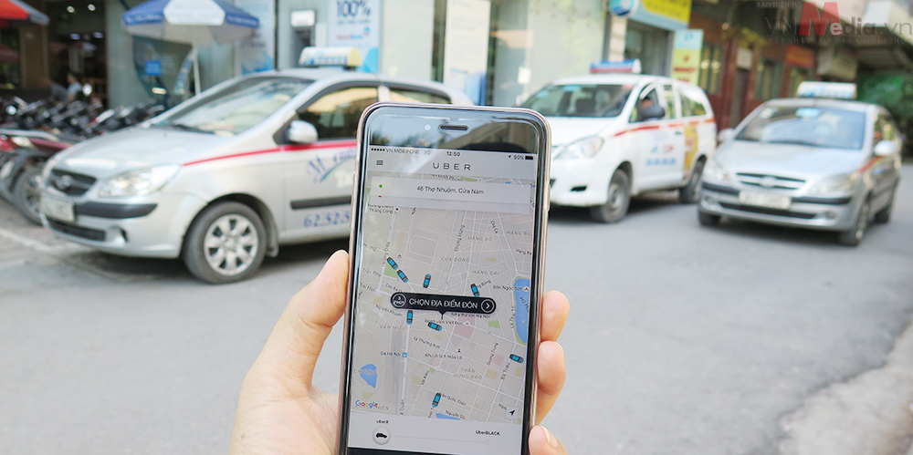 Cước taxi Uber đội lên hơn 30.000 đồng/km