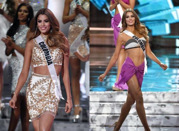 Hình ảnh Hoa hậu Colombia Ariadna Gutierrez tại cuộc thi sắc đẹp