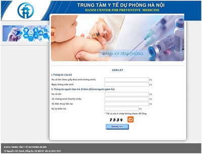 Cách đăng ký tiêm vắc xin Pentaxim cho con tại Hà Nội