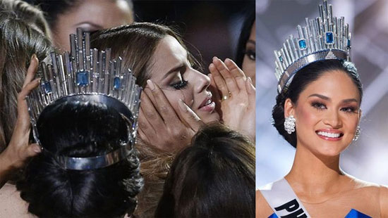 Pia Alonzo Wurtzbach  không quên viết lời yêu thương cho Hoa hậu Colombia
