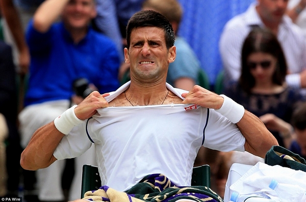 Novak Djokovic tức giận sau khi để thua 