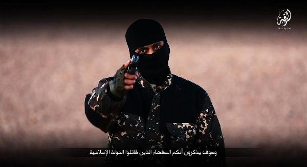 Một hình ảnh trong đoạn băng mới nhất của IS