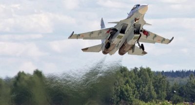 Chiến đấu cơ Su-30SM diễn tập phá hủy mục tiêu