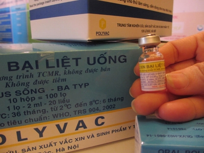 Việt Nam: Từ tháng 5 sẽ sử dụng vắc xin  bại liệt mới