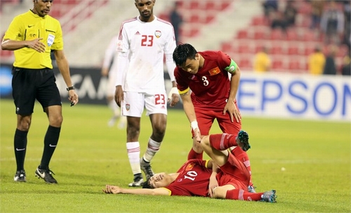 Công Phượng gặp chấn thương nặng ở trận đấu với U23 UAE