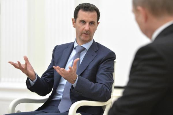 Tổng thống Assad trong một cuộc gặp với người đồng cấp Nga