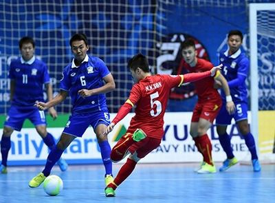Futsal Việt Nam thua 0-8 trong trận tranh huy chương Đồng