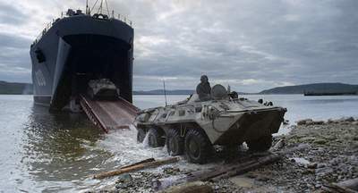 Hải quân Nga tập trận tấn công đổ bộ rầm rộ