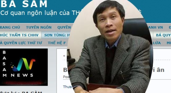 Hình ảnh blogger Ba Sàm.