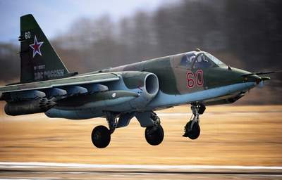 Cường kích Su-25 của Nga gặp nạn